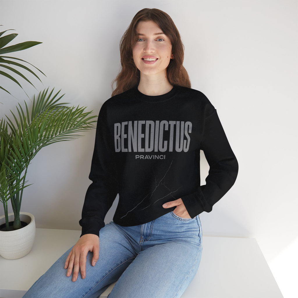 Pravinci Benedictus Labor Monocromia – Black Sweatshirt