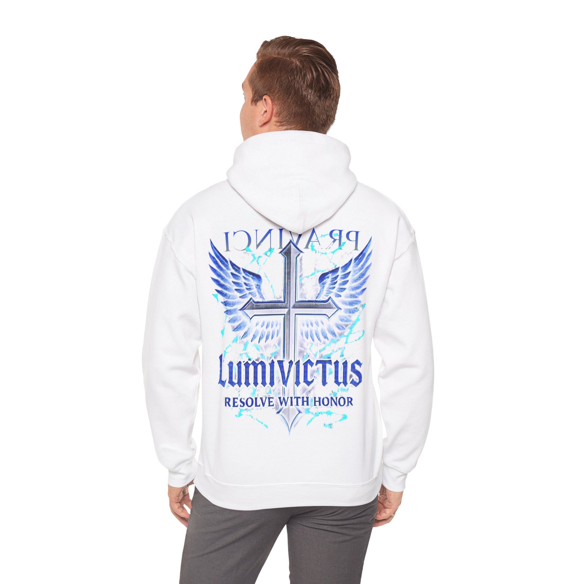 Pravinci Lumivictus Iridescente Blue - Hooded Sweatshirt