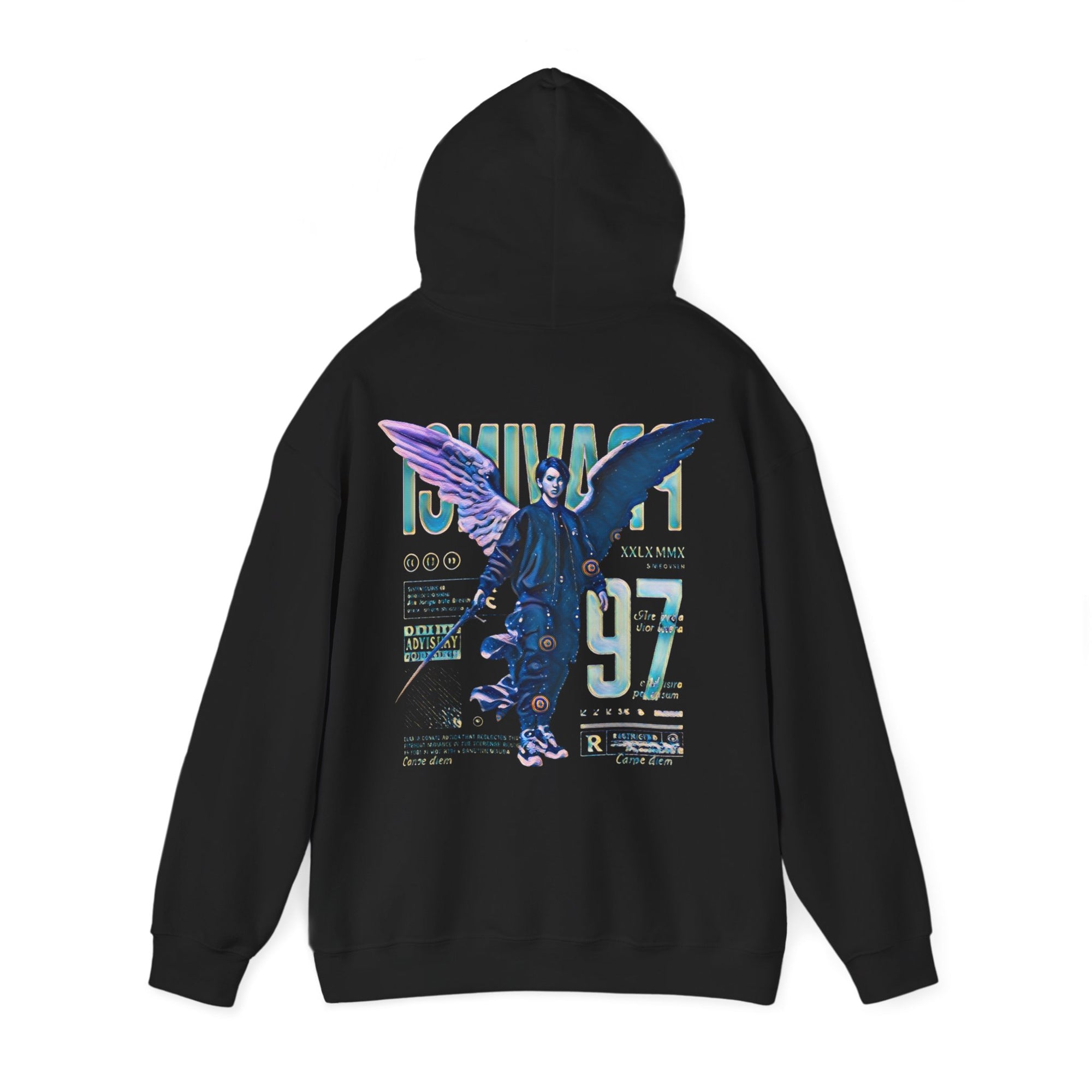 Pravinci Imperium Iridescente - Black Hooded Sweatshirt