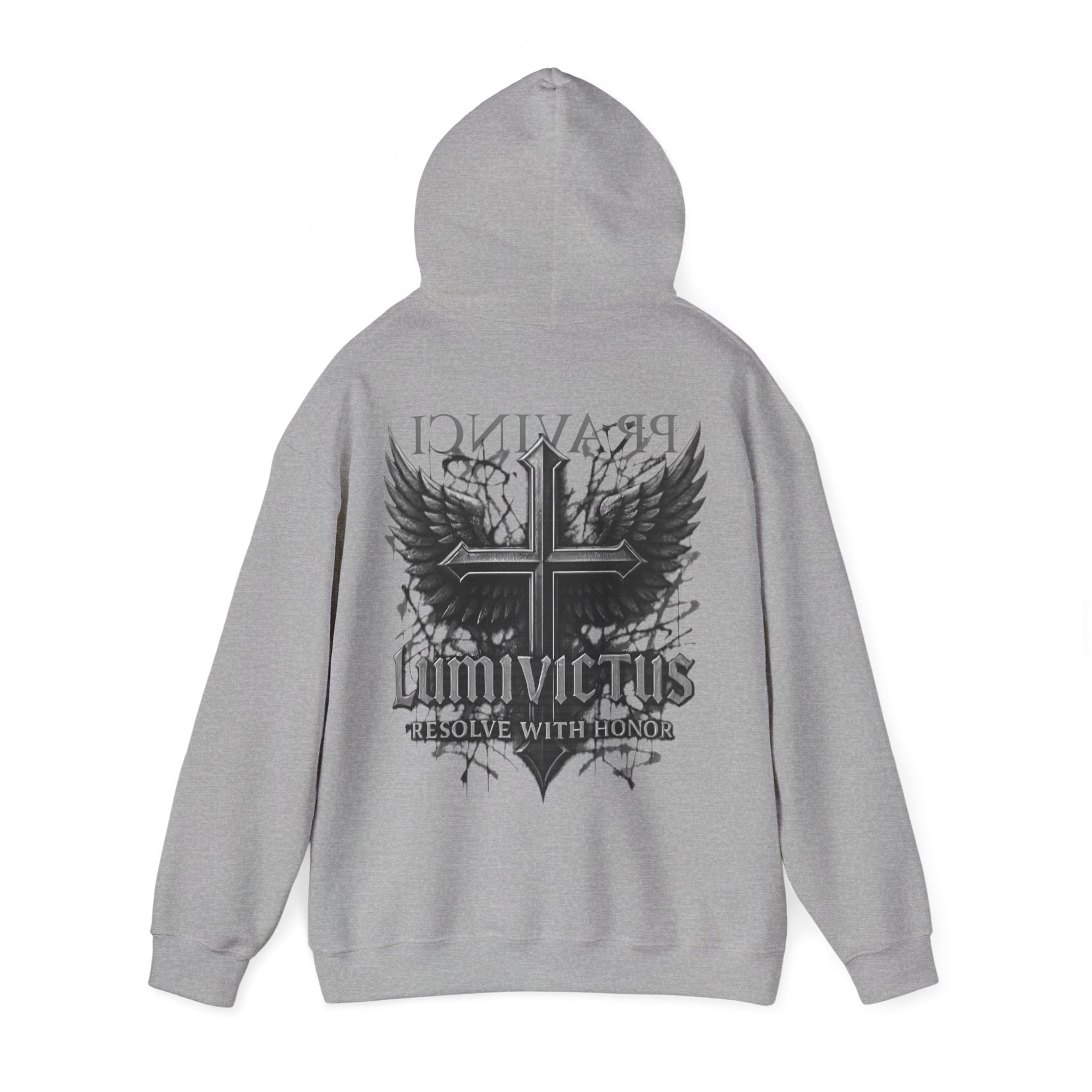 Pravinci Lumivictus Monocromia Black - Hooded Sweatshirt