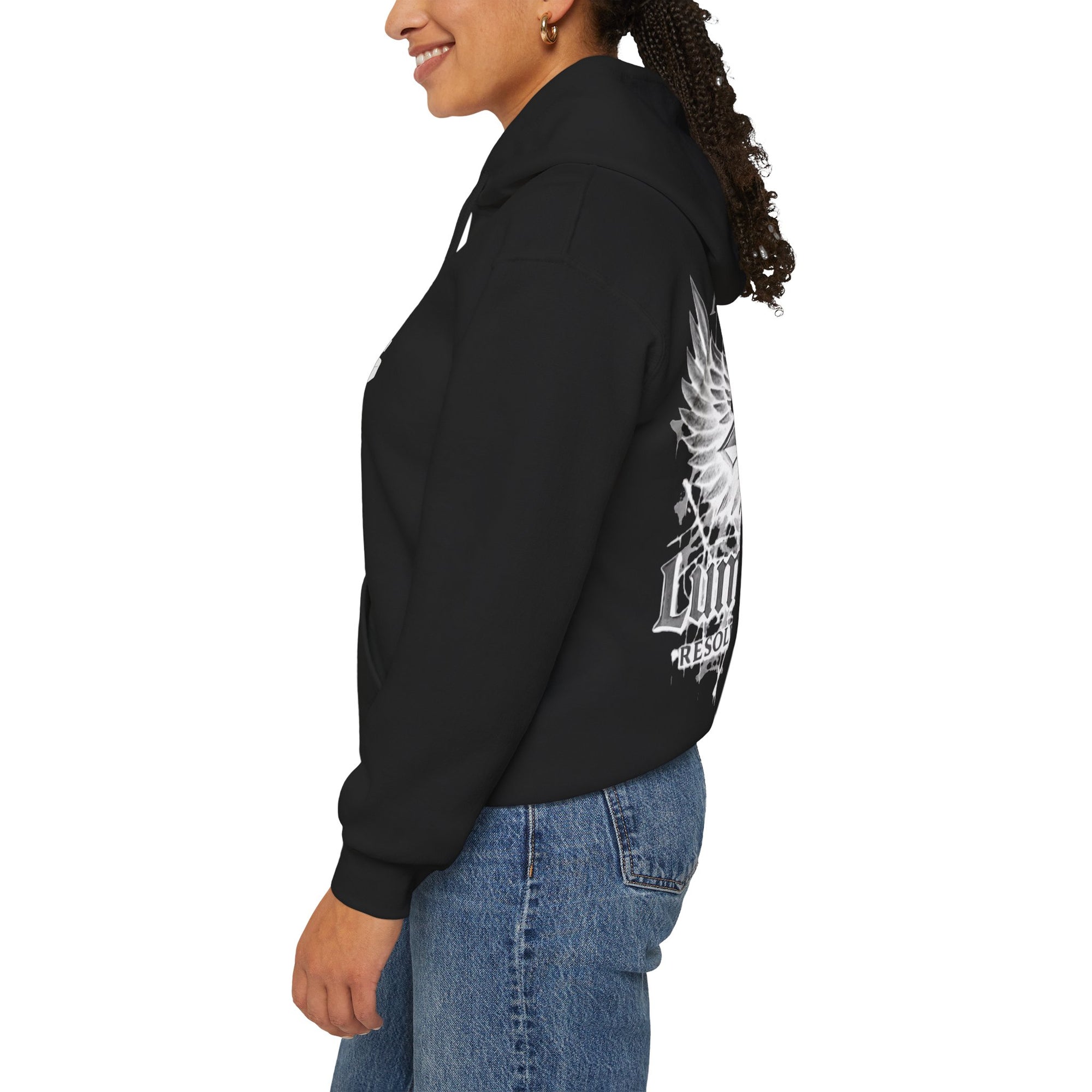 Pravinci Lumivictus Monocromia White - Hooded Sweatshirt