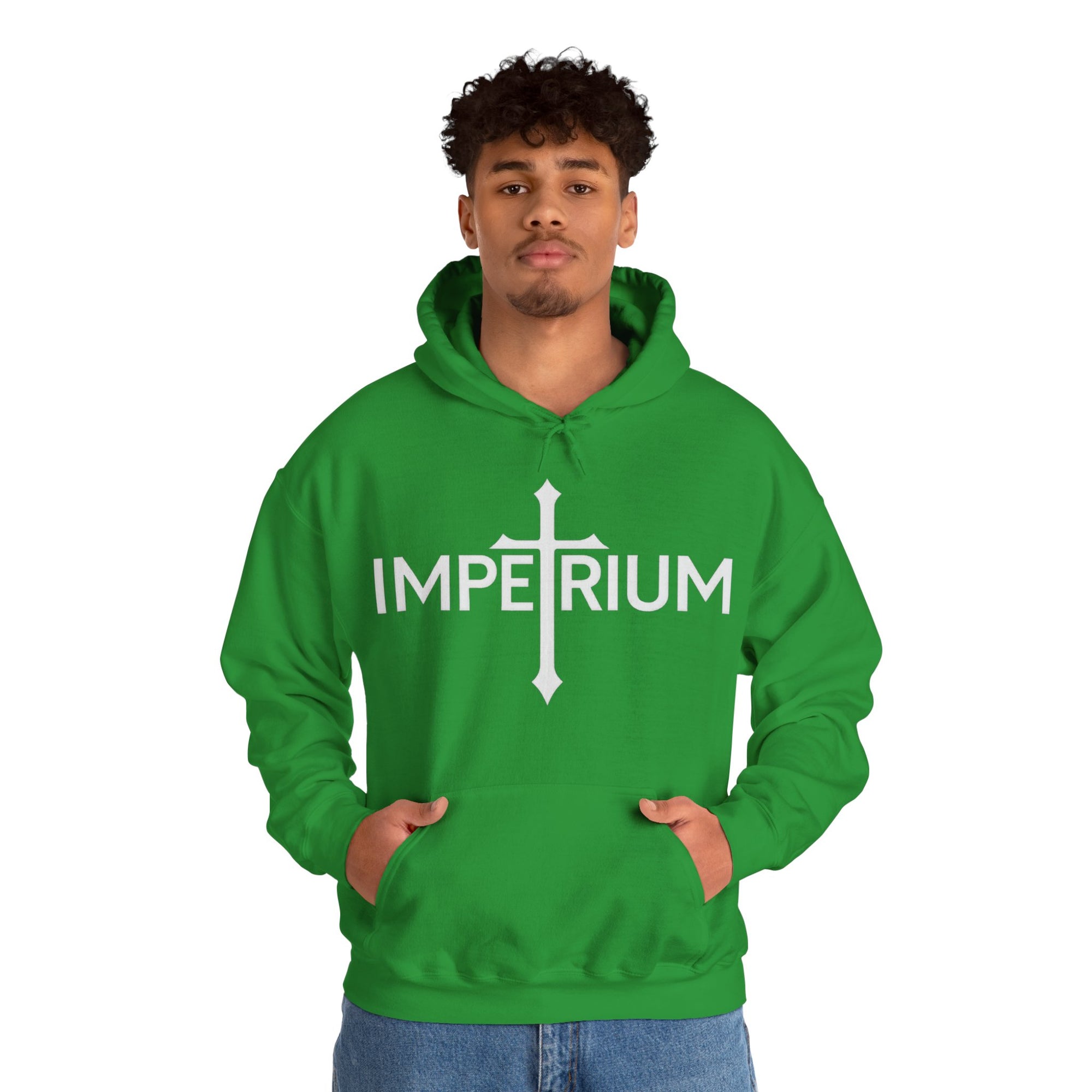 Pravinci Imperium Monocromia - Irish Green Hooded Sweatshirt