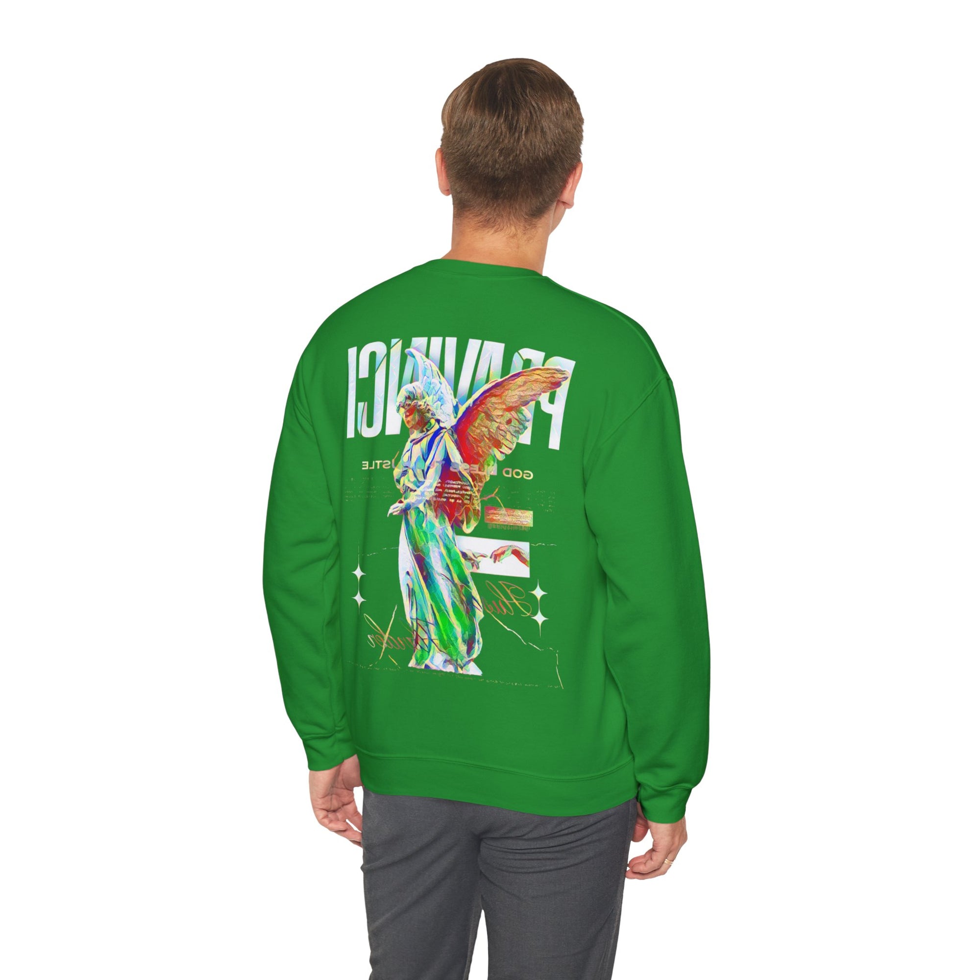 Pravinci Benedictus Labor Iridescente – Green Sweatshirt
