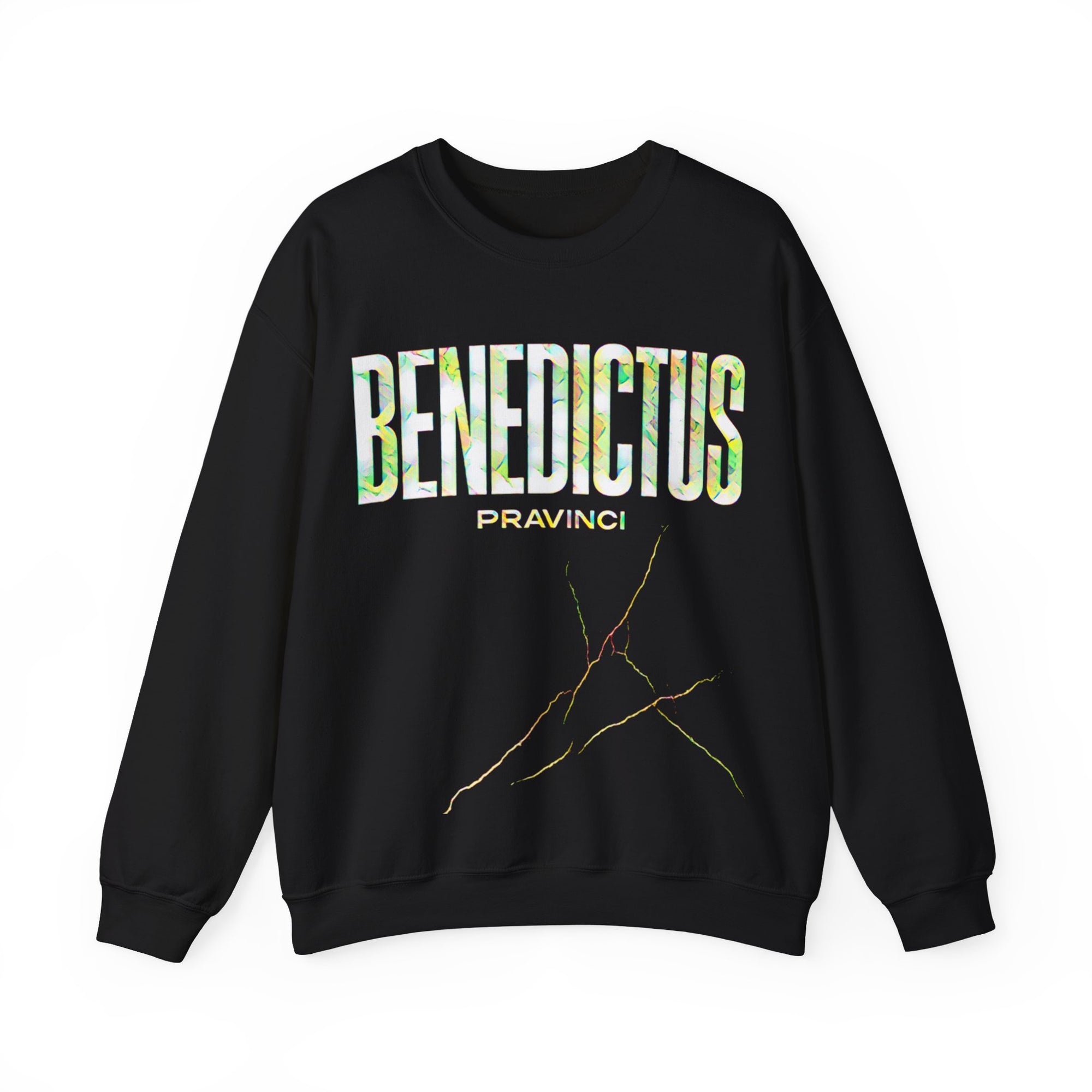 Pravinci Benedictus Labor Iridescente – Black Sweatshirt