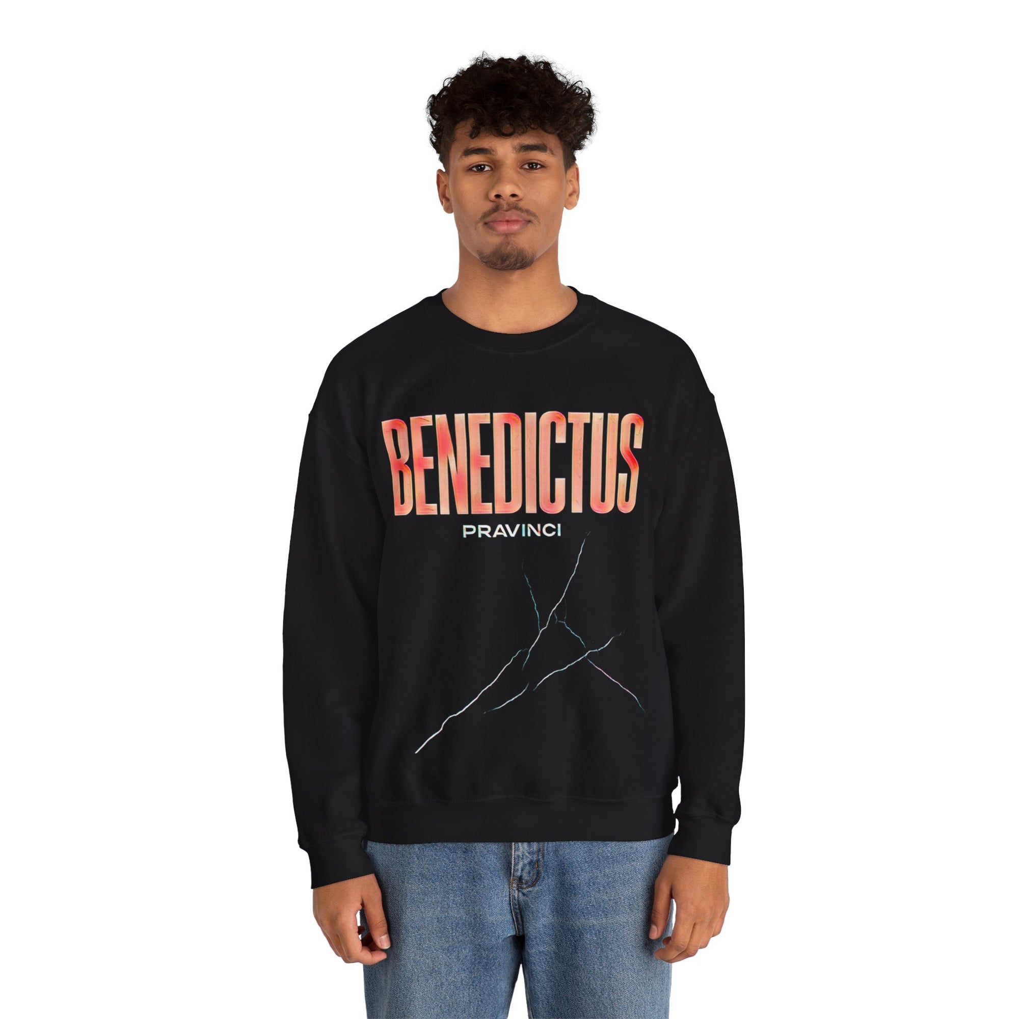 Pravinci Benedictus Labor Iridescente – Black Sweatshirt