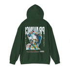 Pravinci Caecifides Iridescente – Dark Green Hooded Sweatshirt