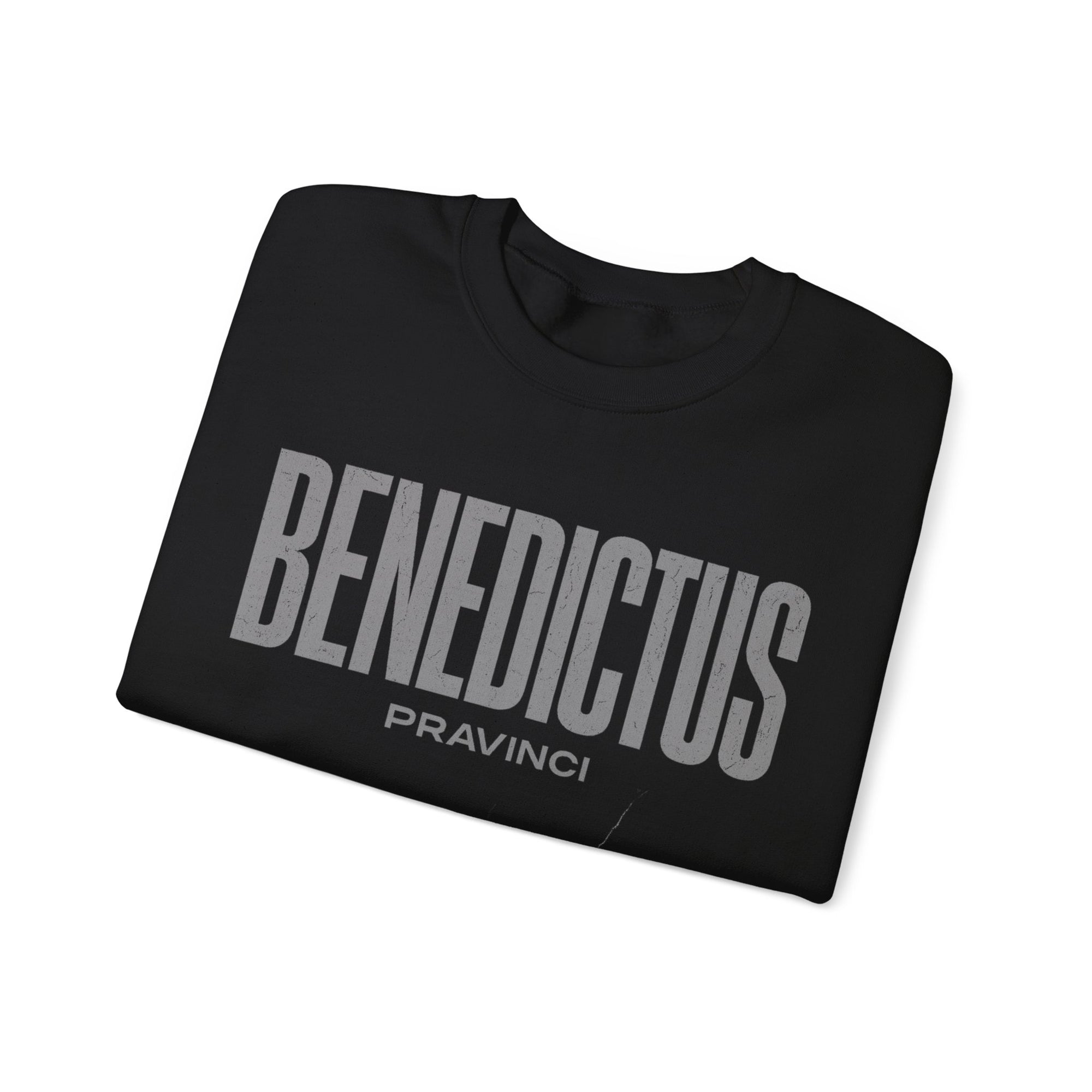 Pravinci Benedictus Labor Monocromia – Black Sweatshirt