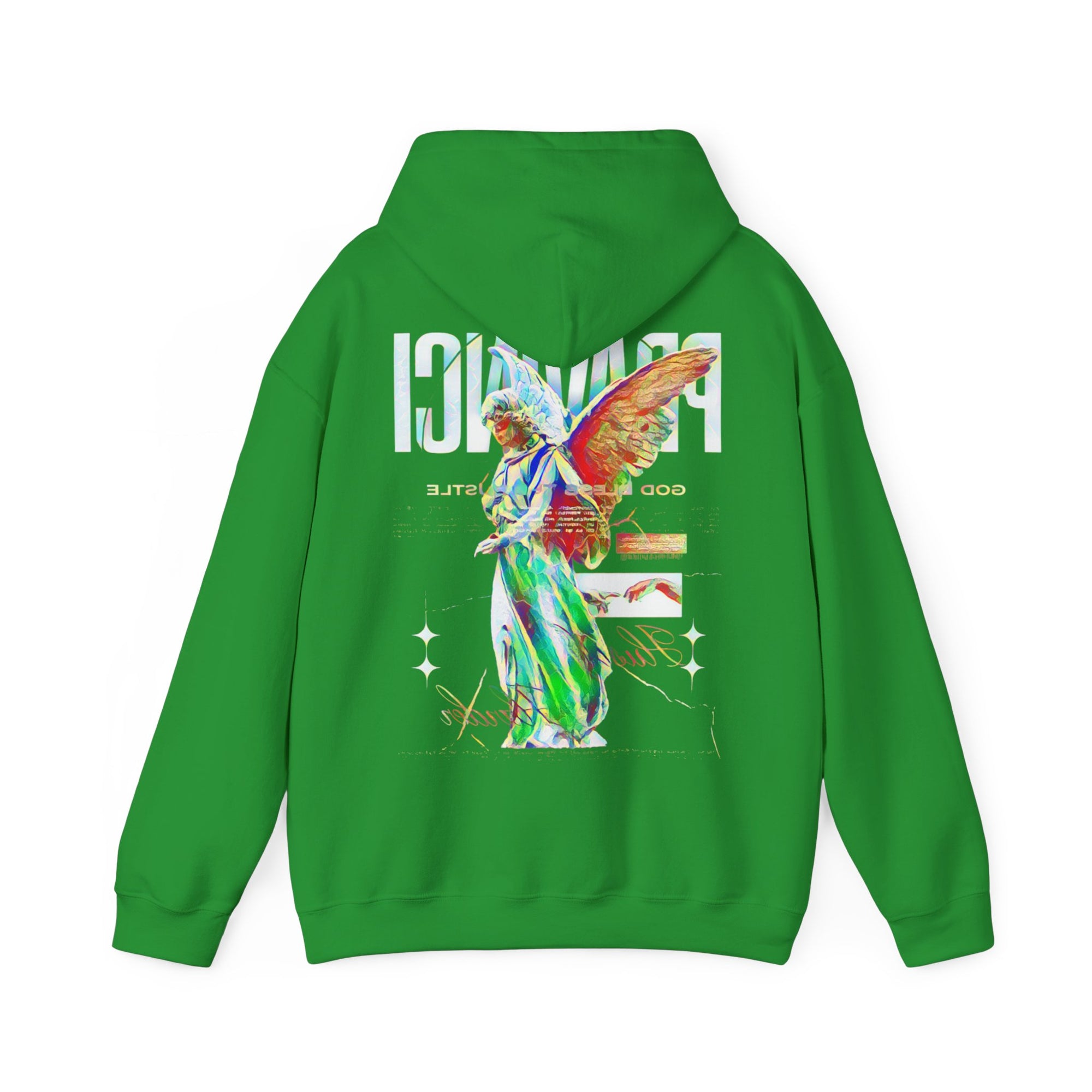 Pravinci Benedictus Labor Iridescente – Green Hooded Sweatshirt