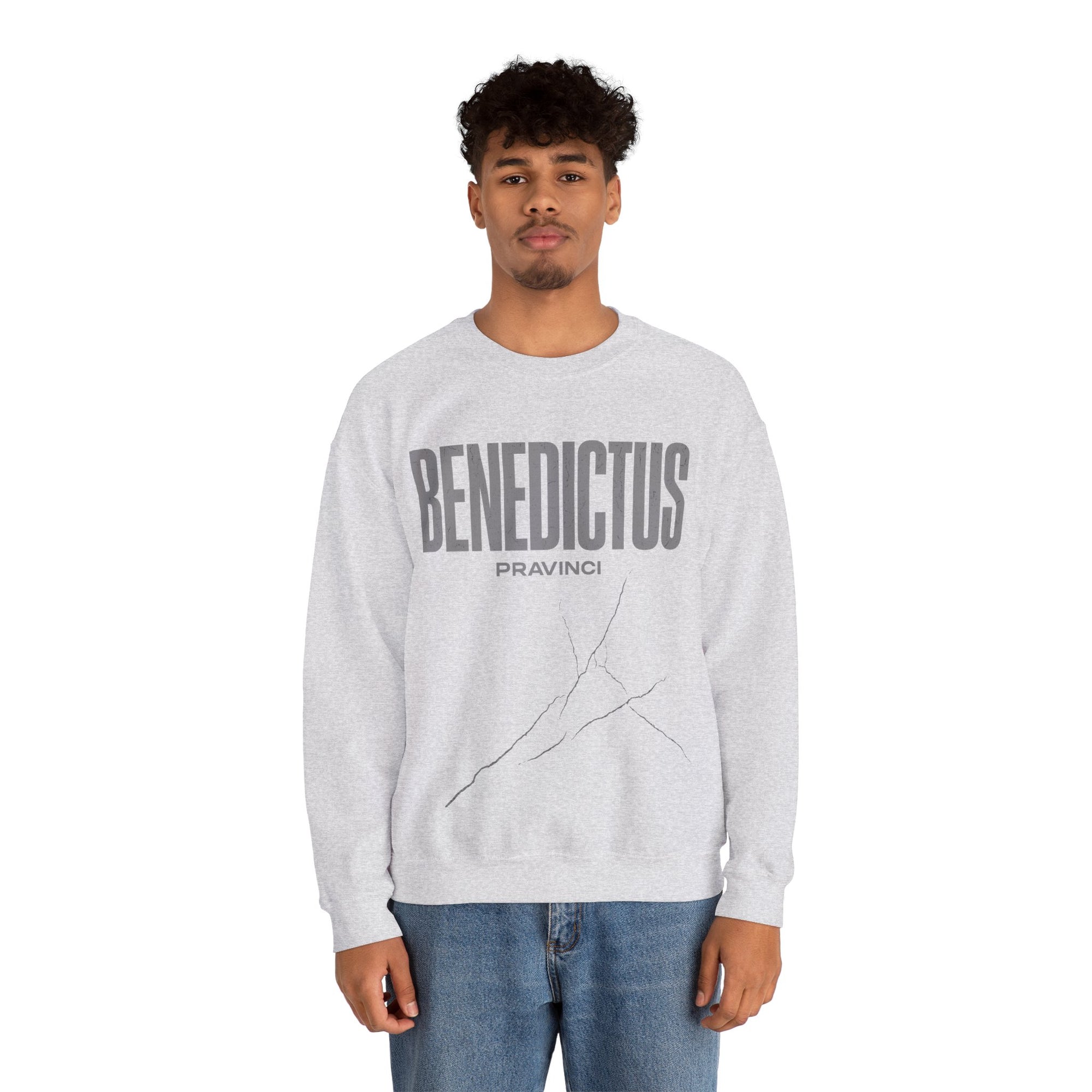Pravinci Benedictus Labor Monocromia – Ash Sweatshirt