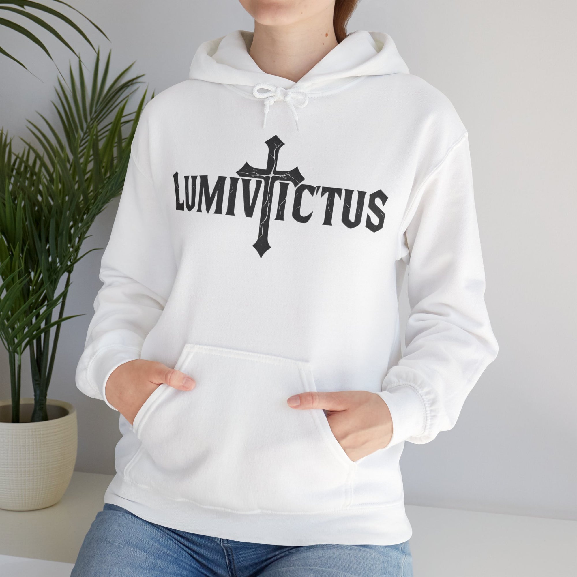 Pravinci Lumivictus Monocromia White - Hooded Sweatshirt