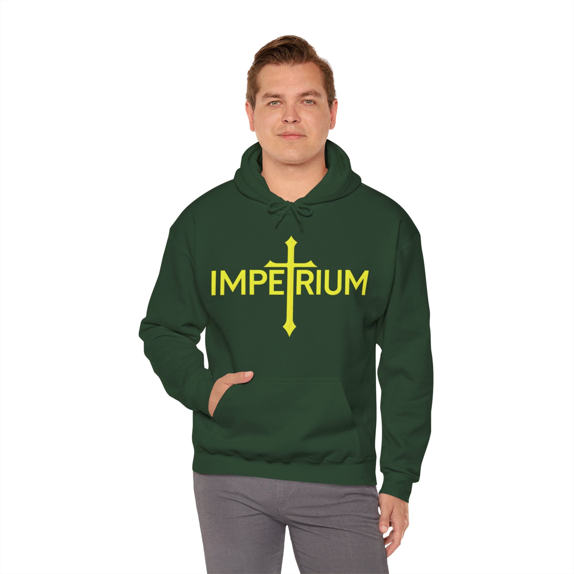 Pravinci Imperium - Forest Green Hooded Sweatshirt