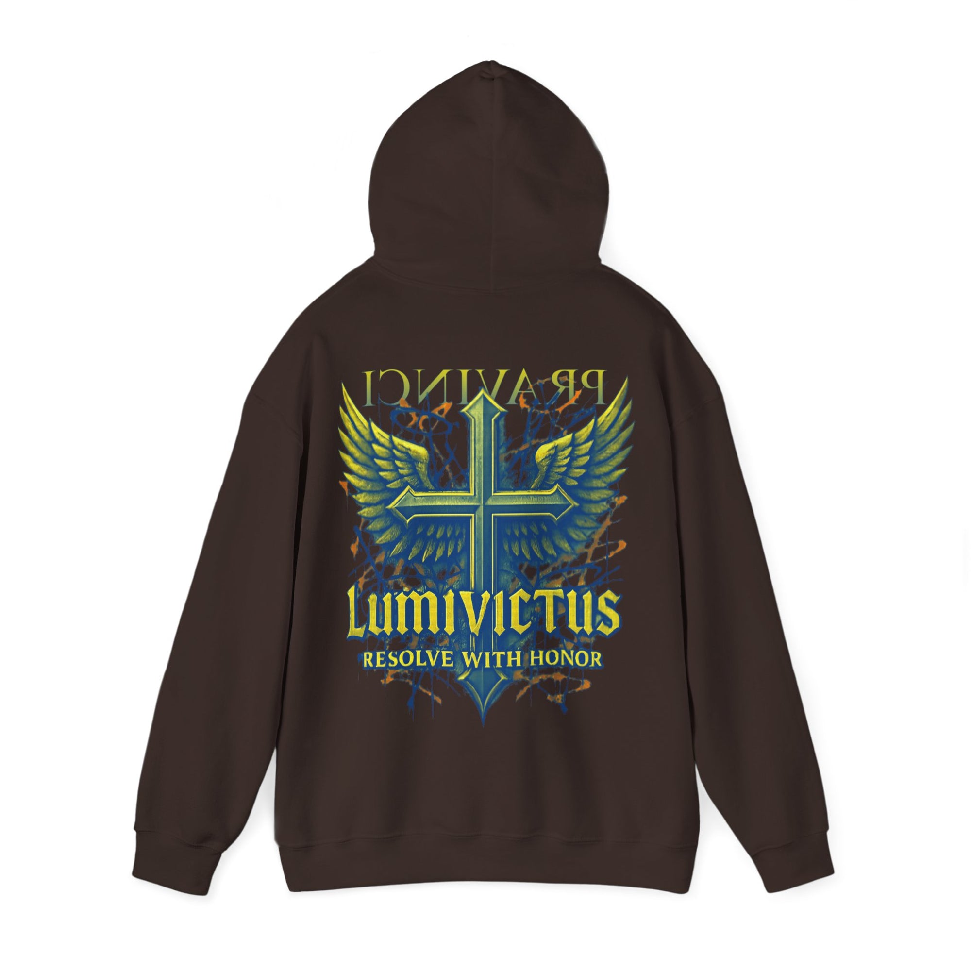Pravinci Lumivictus Iridescente Blue Green - Hooded Sweatshirt