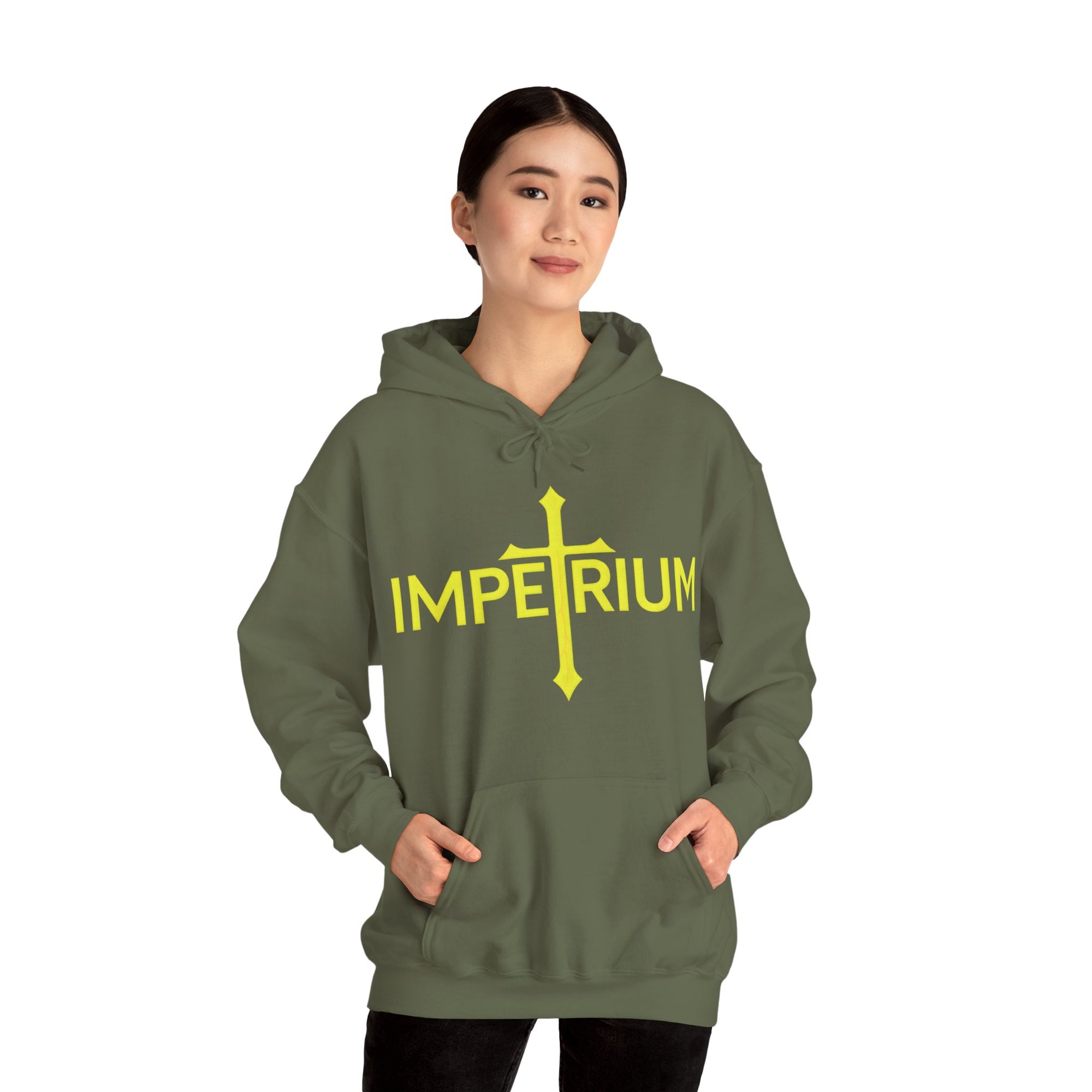 Pravinci Imperium - Military Green Hooded Sweatshirt