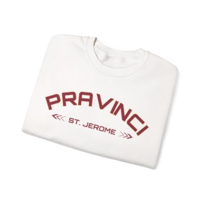 Pravinci - St. Jerome - White Sweatshirt