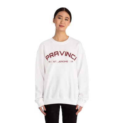 Pravinci - St. Jerome - White Sweatshirt