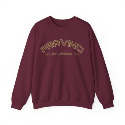 Pravinci St. Jerome - Maroon Sweatshirt