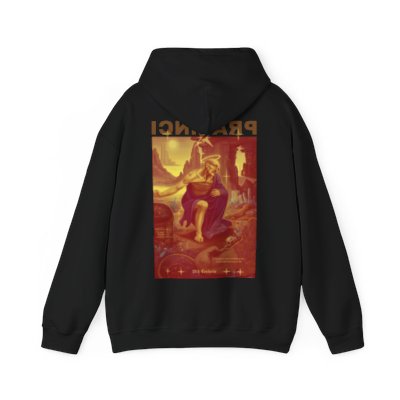 Pravinci St. Jerome Black Hooded Sweatshirt