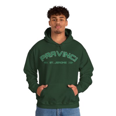 Pravinci St. Jerome - Forest Green Hooded Sweatshirt