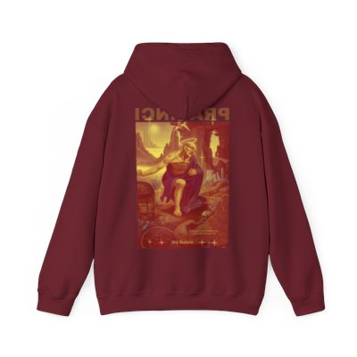 Pravinci St. Jerome - Garnet Hooded Sweatshirt