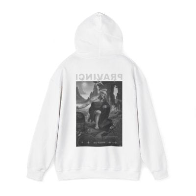 Pravinci St. Jerome Monocromia - White Hooded Sweatshirt