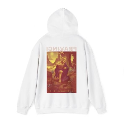 Pravinci St. Jerome - White Hooded Sweatshirt