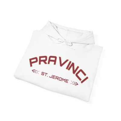 Pravinci St. Jerome - White Hooded Sweatshirt