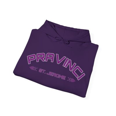 Pravinci St. Jerome Purple Hooded Sweatshirt