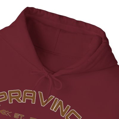 Pravinci St. Jerome - Garnet Hooded Sweatshirt