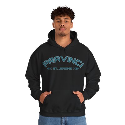 Pravinci St.Jerome Black Hooded Sweatshirt