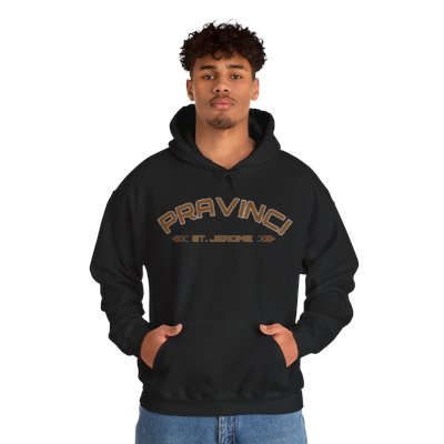 Pravinci St. Jerome - Black Hooded Sweatshirt