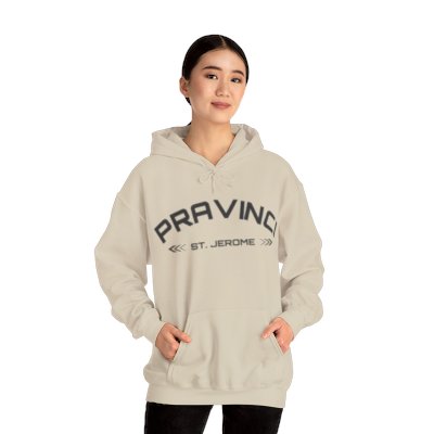 Pravinci St. Jerome Monocromia - Sand Hooded Sweatshirt
