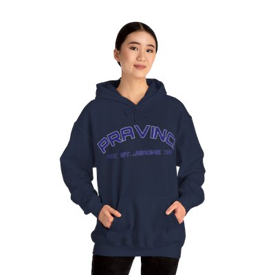 Pravinci St. Jerome - Navy Hooded Sweatshirt
