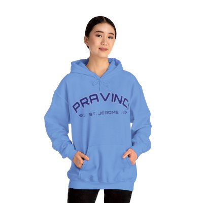Pravinci St. Jerome - Carolina Blue Hooded Sweatshirt