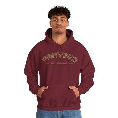 Pravinci St. Jerome - Garnet Hooded Sweatshirt