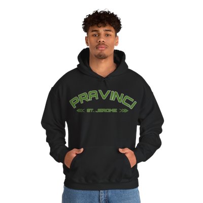 Pravinci St. Jerome - Black Hooded Sweatshirt