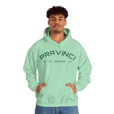 Pravinci St. Jerome - Mint Green Hooded Sweatshirt