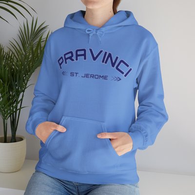 Pravinci St. Jerome - Carolina Blue Hooded Sweatshirt