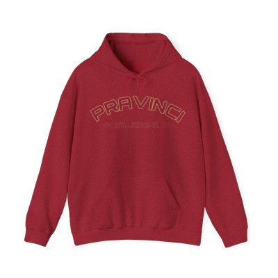 Pravinci St. Jerome - Antique Cherry Red Hooded Sweatshirt