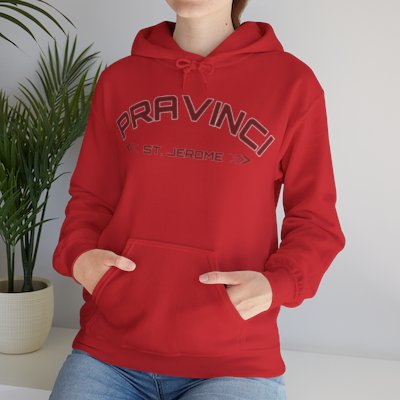 Pravinci St. Jerome - Red Hooded Sweatshirt