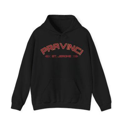 Pravinci St. Jerome Black Hooded Sweatshirt