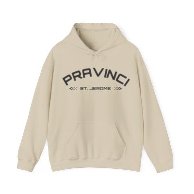 Pravinci St. Jerome Monocromia - Sand Hooded Sweatshirt