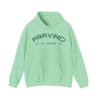Pravinci St. Jerome - Mint Green Hooded Sweatshirt