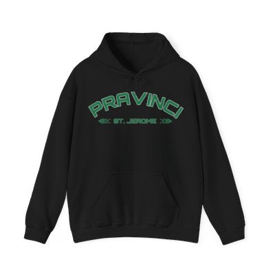 Pravinci St. Jerome - Black Hooded Sweatshirt