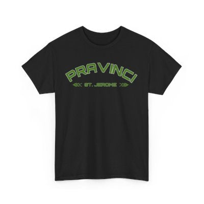 Pravinci - St. Jerome - Black T-Shirt