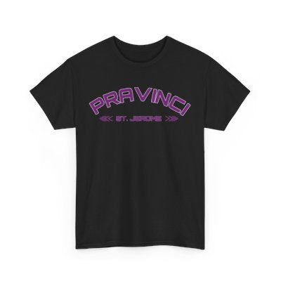 Pravinci St. Jerome - Black T-Shirt