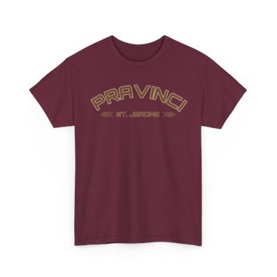 Pravinci St. Jerome - Maroon T-Shirt